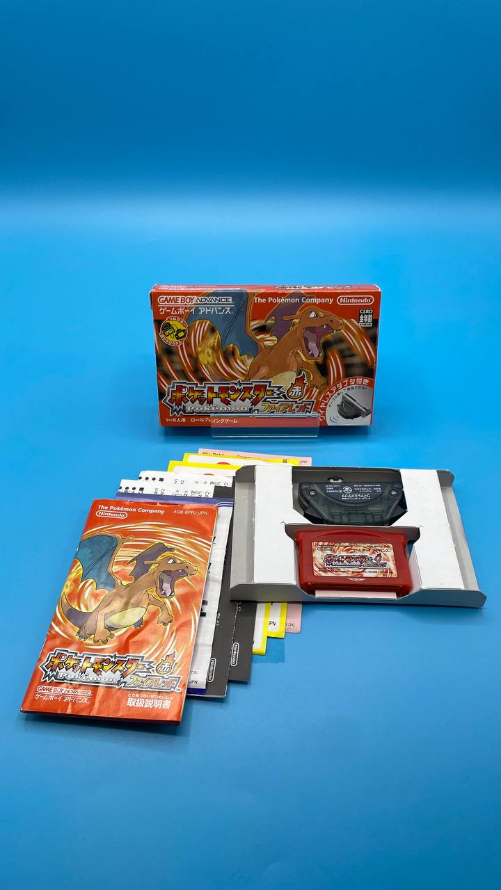 Pokemon Rojo Fuego + Adaptador Wireless GAME BOY ADVANCE (Importación japonesa)