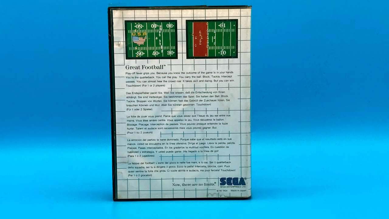 Great Football MASTER SYSTEM