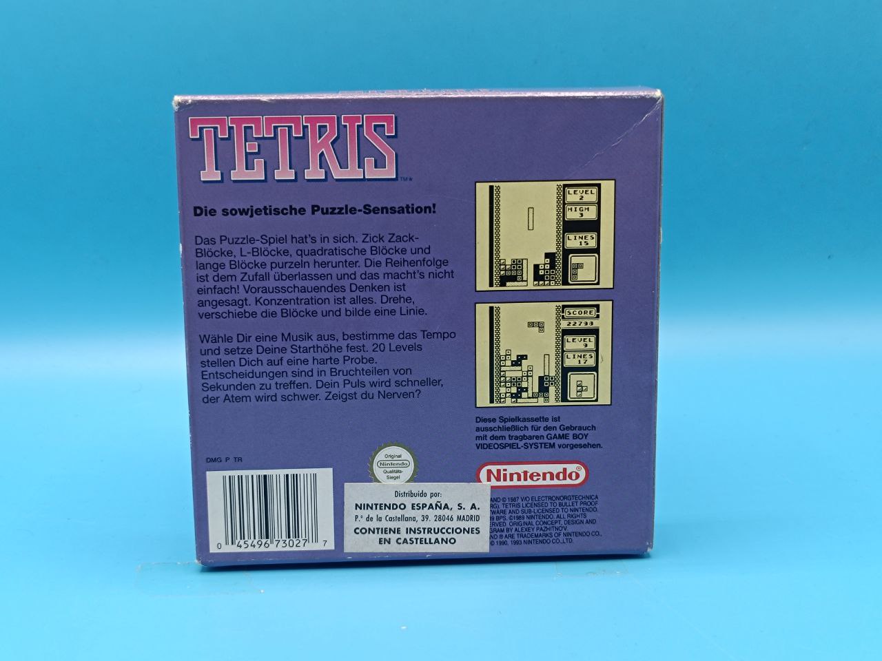 Tetris GAME BOY (Versión alemana españolizado)