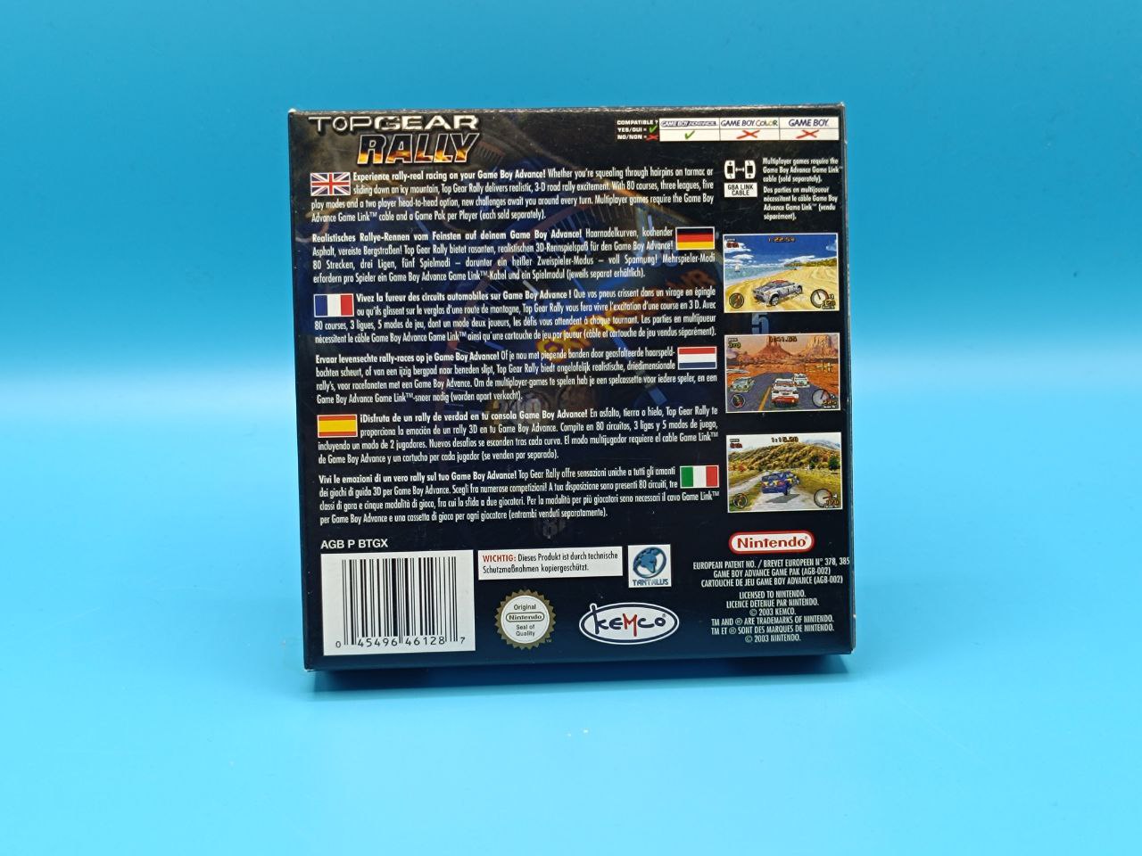 Top Gear Rally GAME BOY ADVANCE