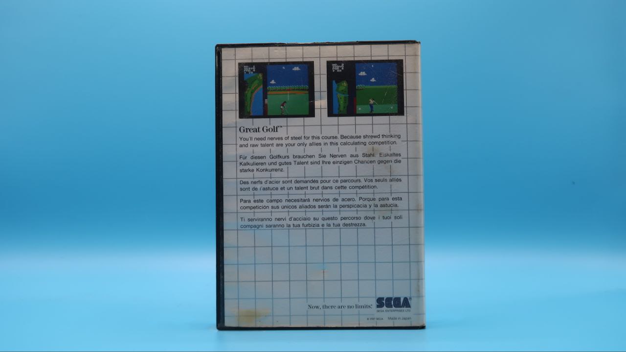 Sin Manual Great Gof MASTER SYSTEM