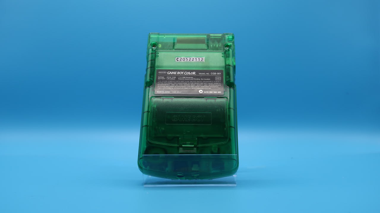 Consola Game Boy Color Clear Green Toys R Us Limited Edition
