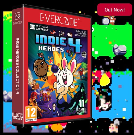 Cartucho Evercade Indie Heroes Collection 4 Nº43