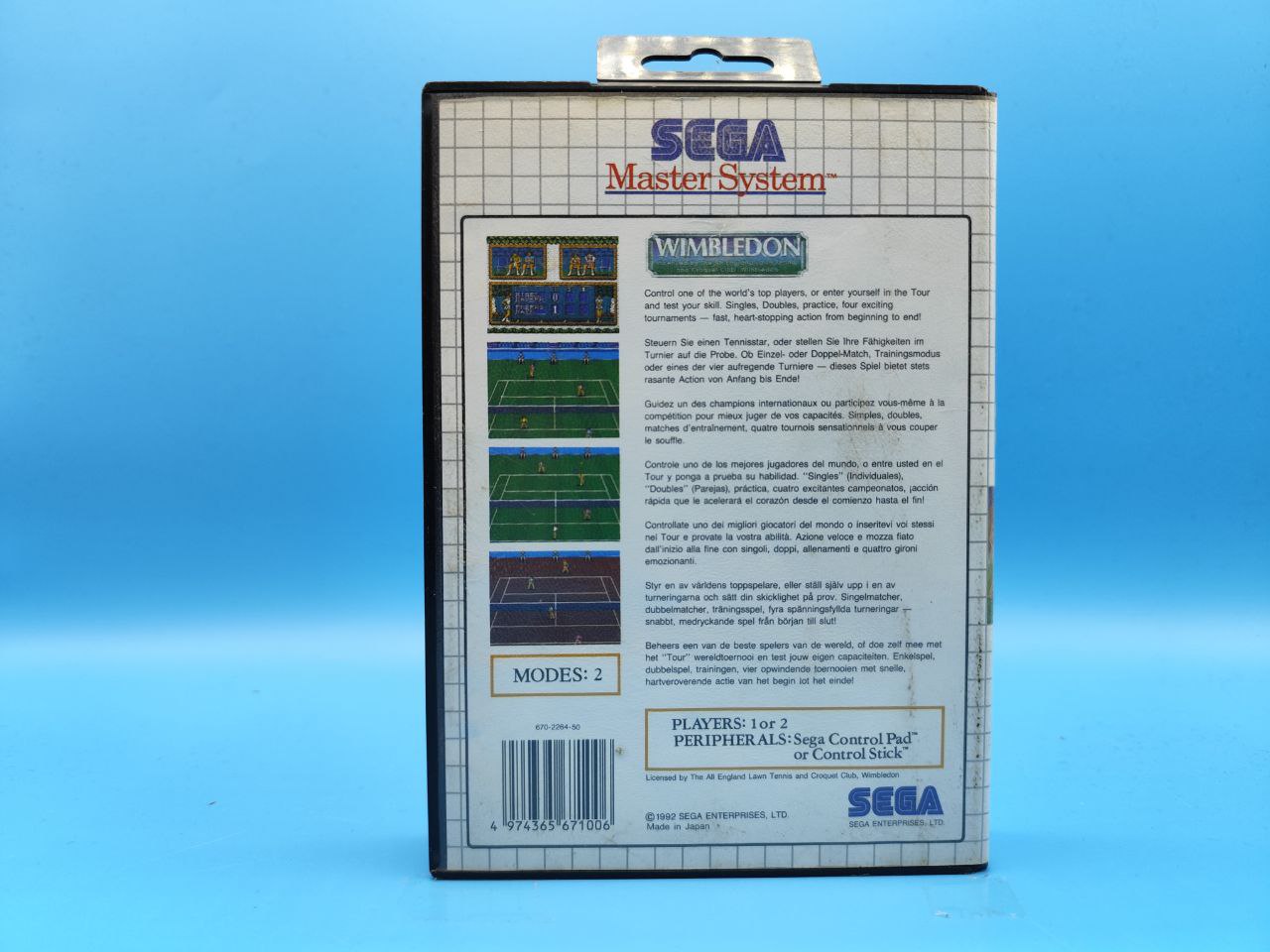 Wimbledon MASTER SYSTEM