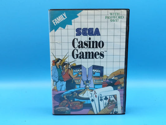 Sin Manual Casino Games MASTER SYSTEM