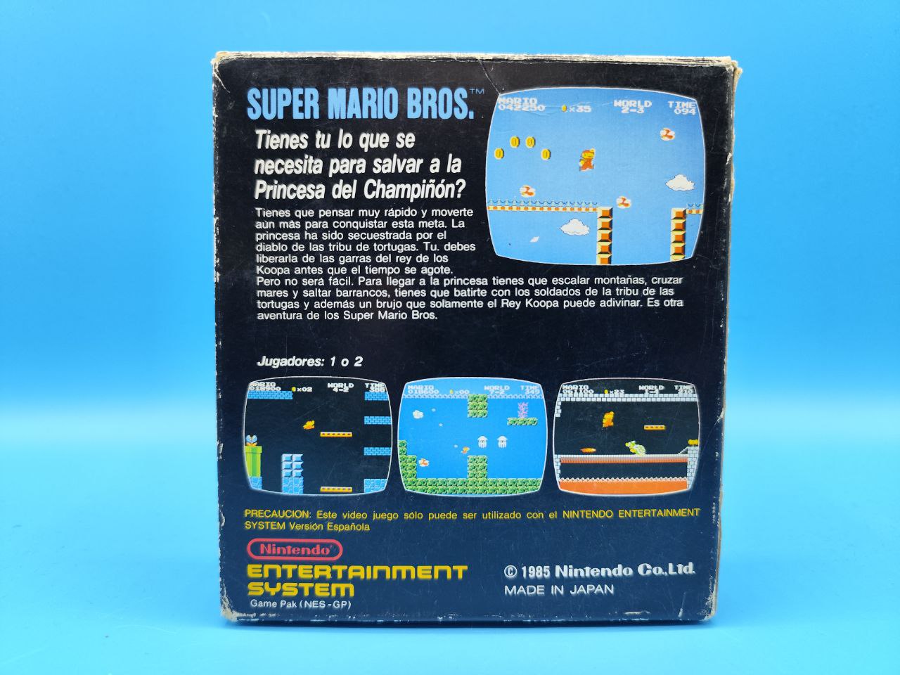 Super Mario Bros Caja Pequeña NINTENDO NES