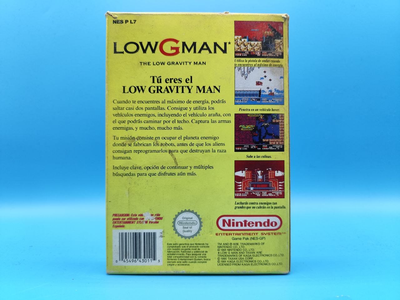Sin Manual Low G Man NINTENDO NES