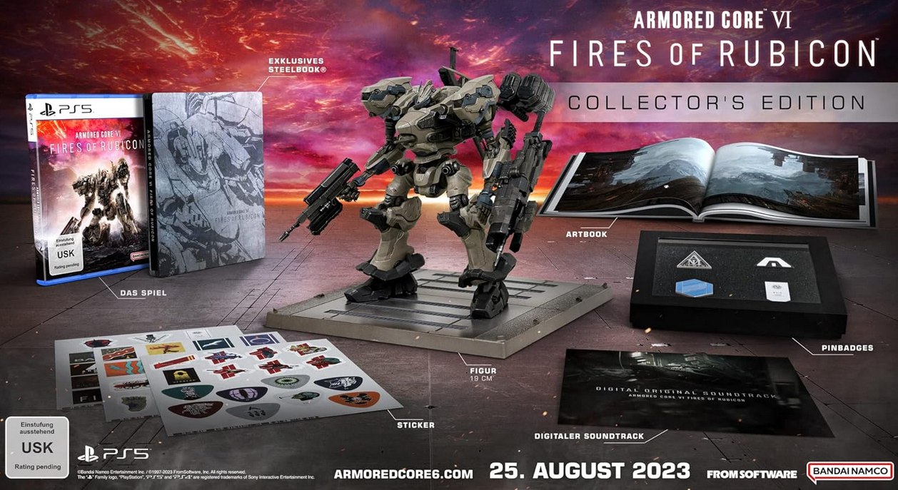 Armored Core VI Fires of Rubicon Collectors Edition PLAYSTATION 5