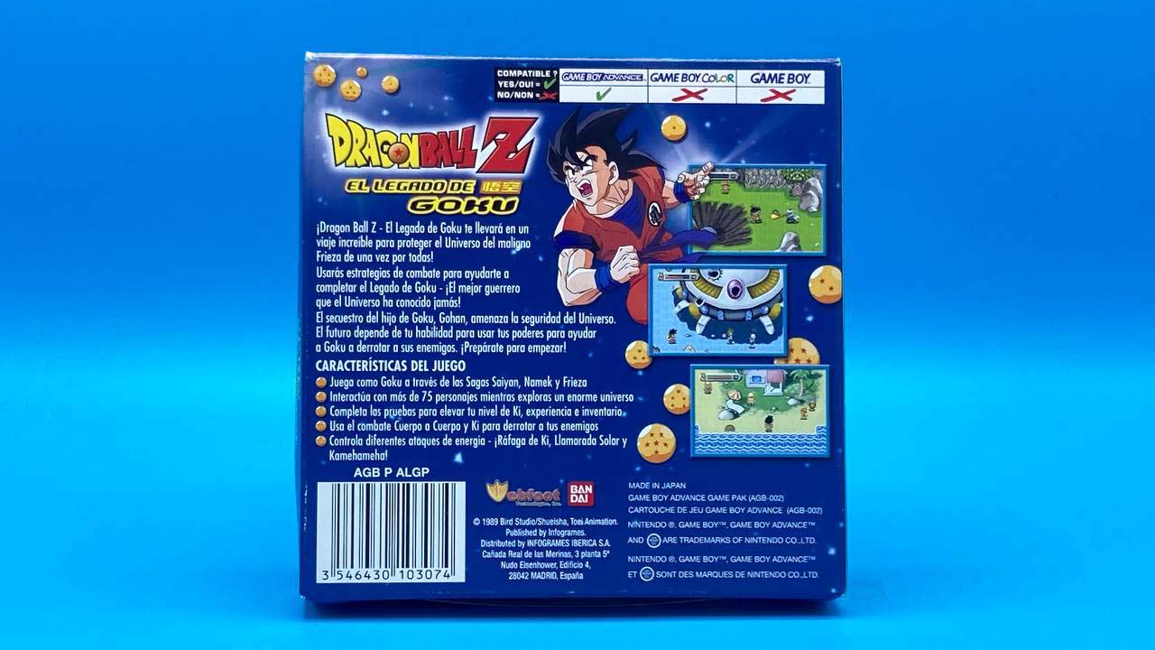 Sin Manual Dragon Ball Z El Legado de Goku GAME BOY ADVANCE