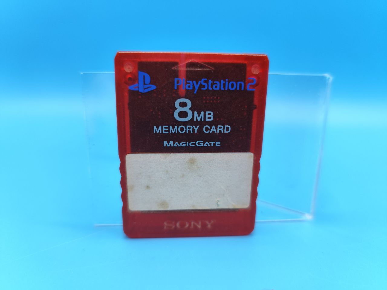 Tarjeta de Memoria Roja Oficial 8MB PLAYSTATION 2