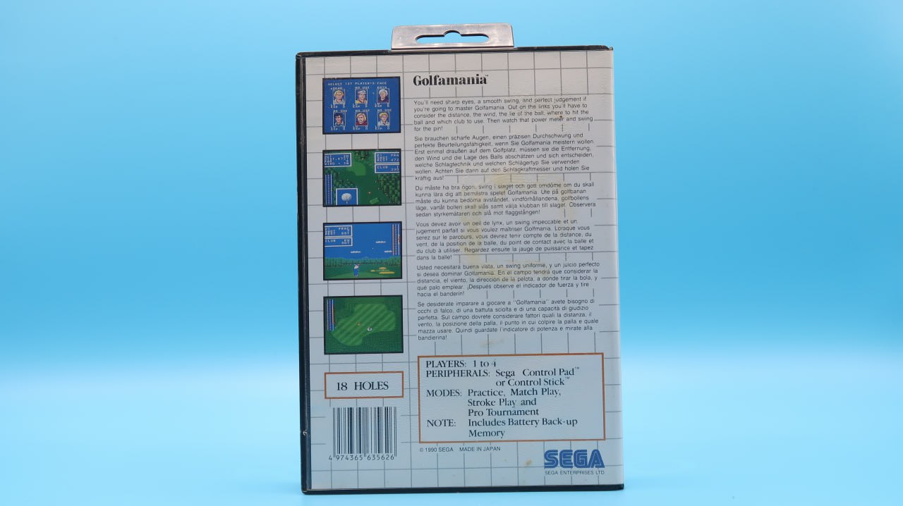 Golfamania MASTER SYSTEM