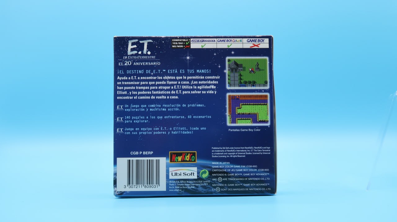 E.T. El Extraterrestre 2O Aniversario GAME BOY COLOR