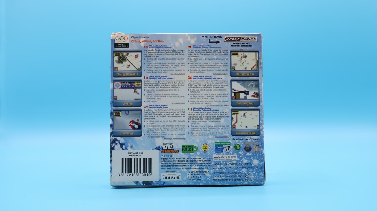 Salt Lake 2002 GAME BOY ADVANCE