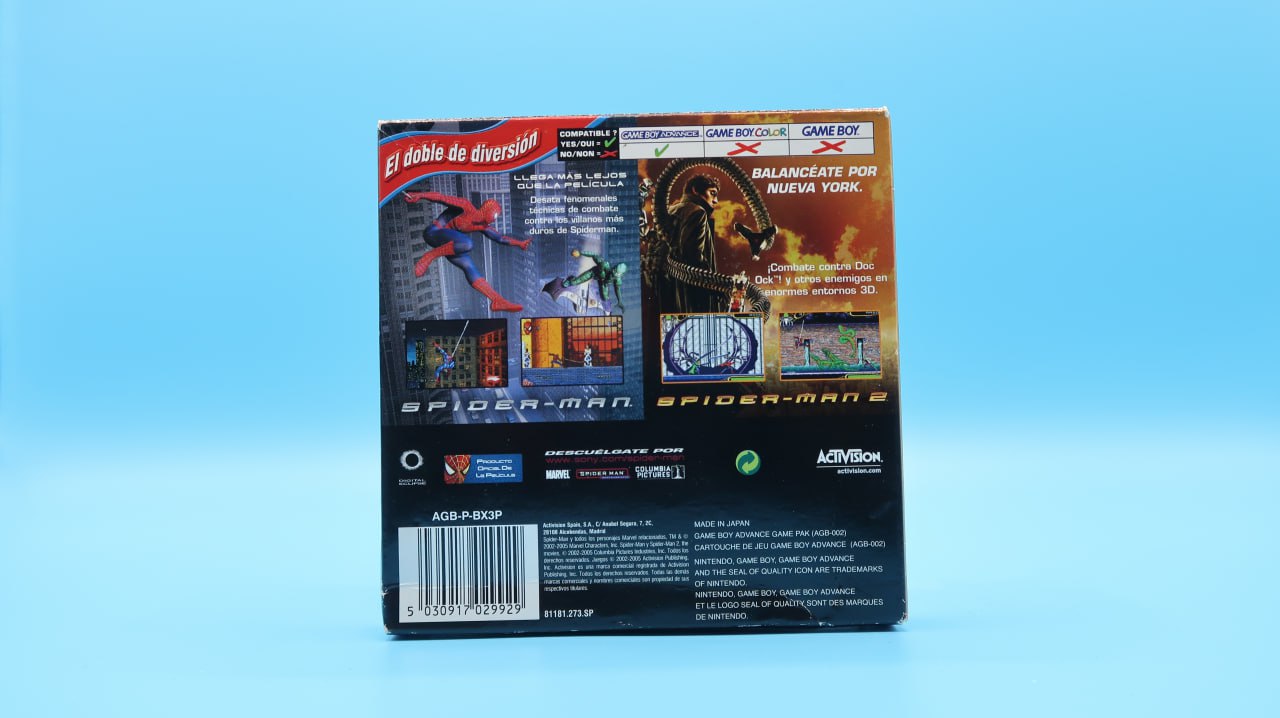 Spider-Man + Spider-Man 2 GAME BOY ADVANCE