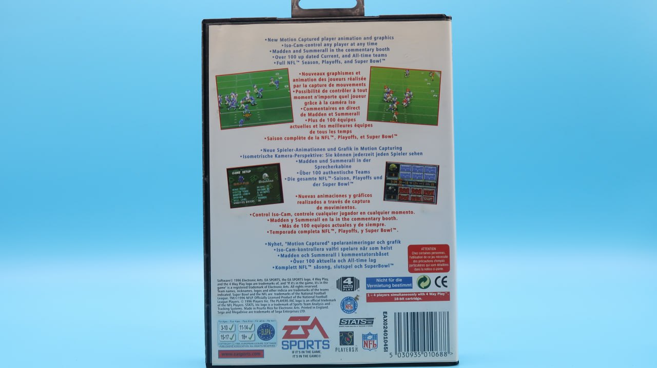 Madden NFL 97 MEGA DRIVE