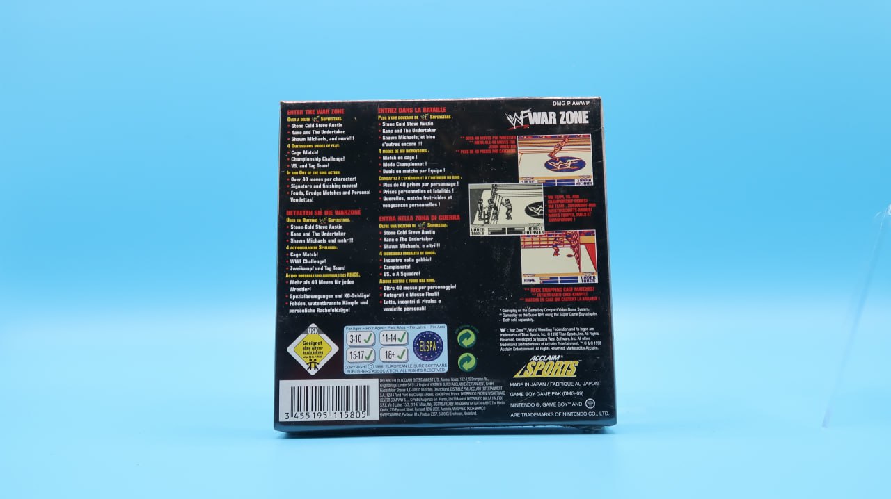 WF War Zone GAME BOY