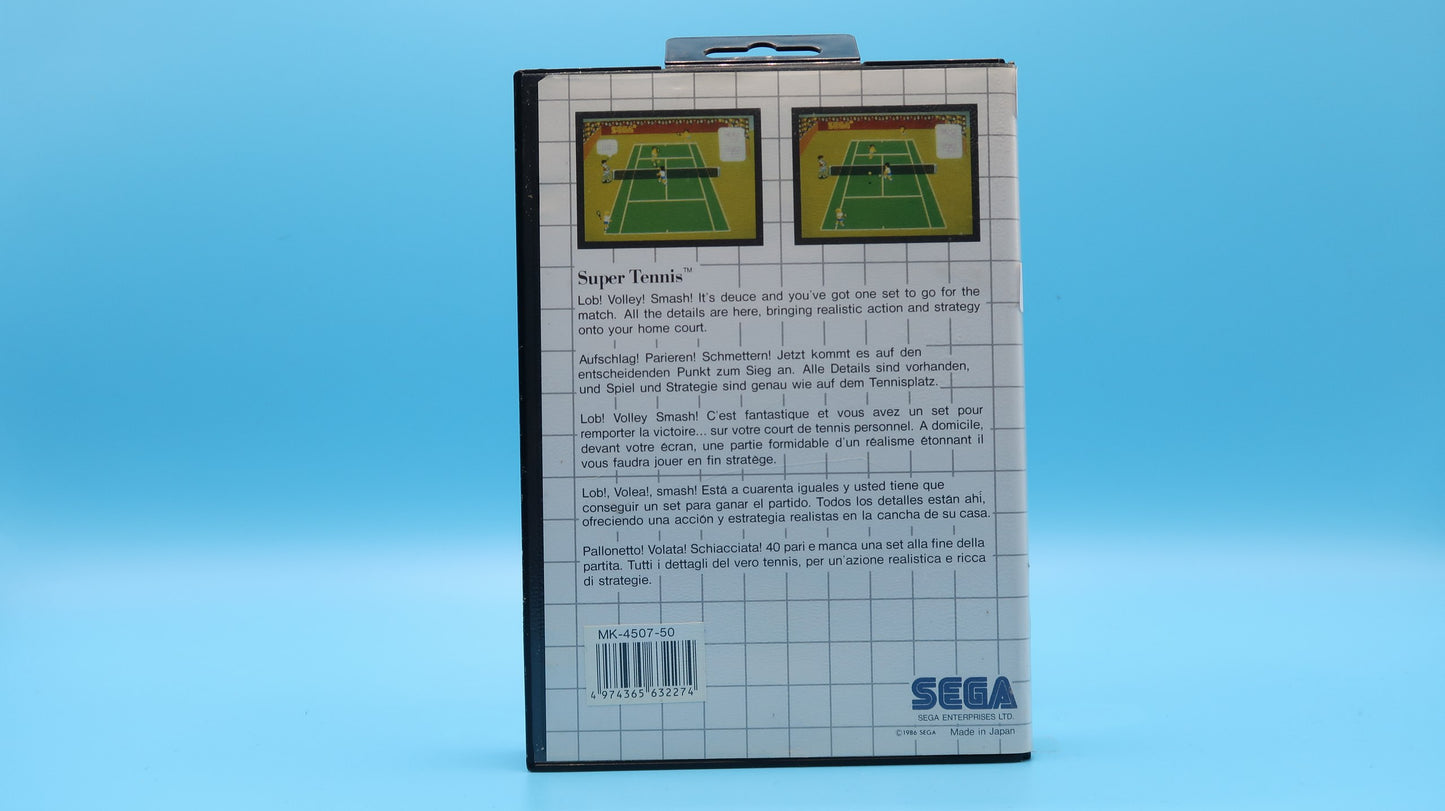 Super Tennis MASTER SYSTEM