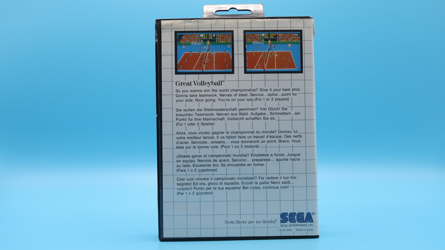Great Volleyball MASTER SYSTEM