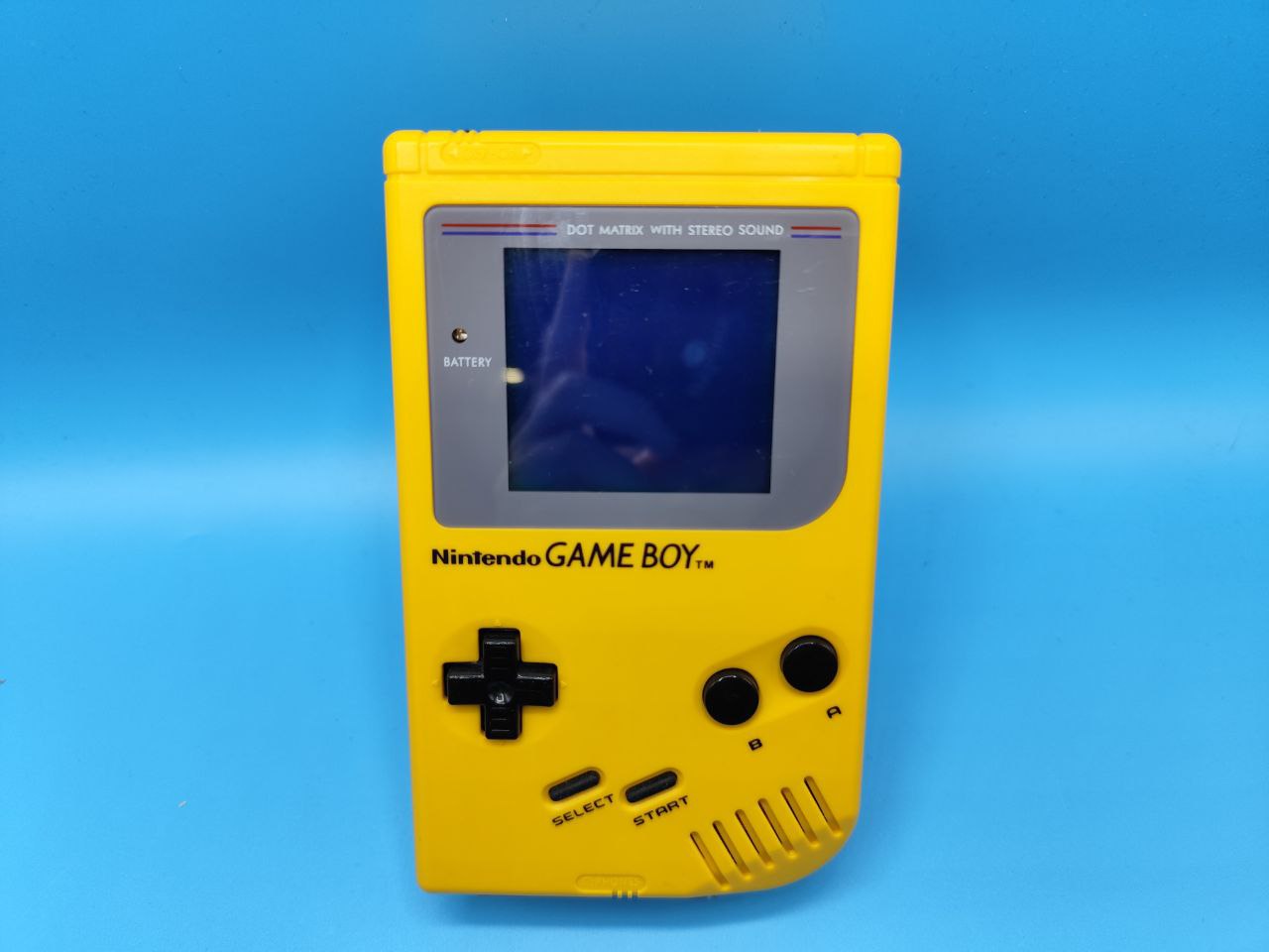 Consola Game Boy DMG Amarilla Pantalla Backlight