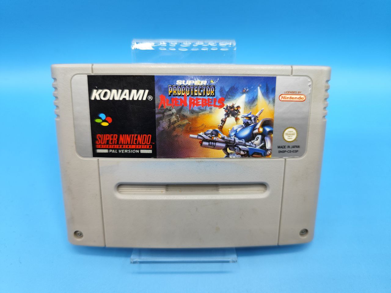 Cartucho Super Probotector Alien Rebels SUPER NINTENDO