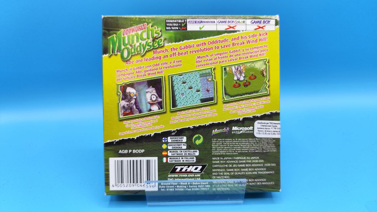 Oddworlds Munch's Oddysee GAME BOY ADVANCE
