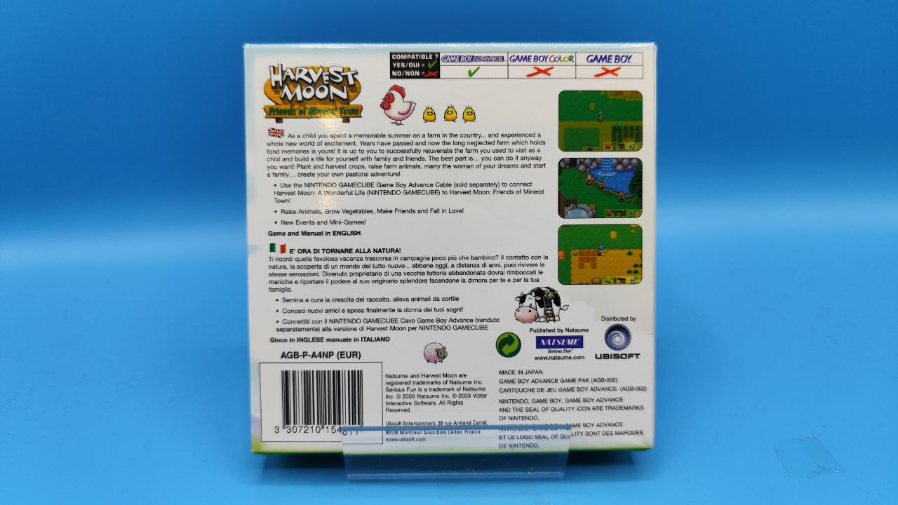 Harvest Moon Friends of Mineral Town GAME BOY ADVANCE