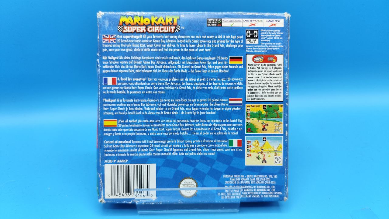 Sin Manual Mario Kart Super Circuit GAME BOY ADVANCE