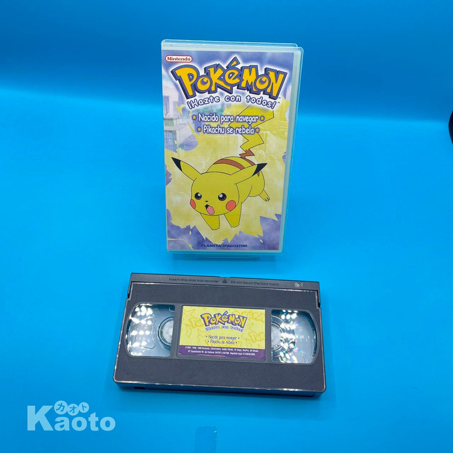 Pokemon Nacido para Navegar + Pikachu se Rebela VHS