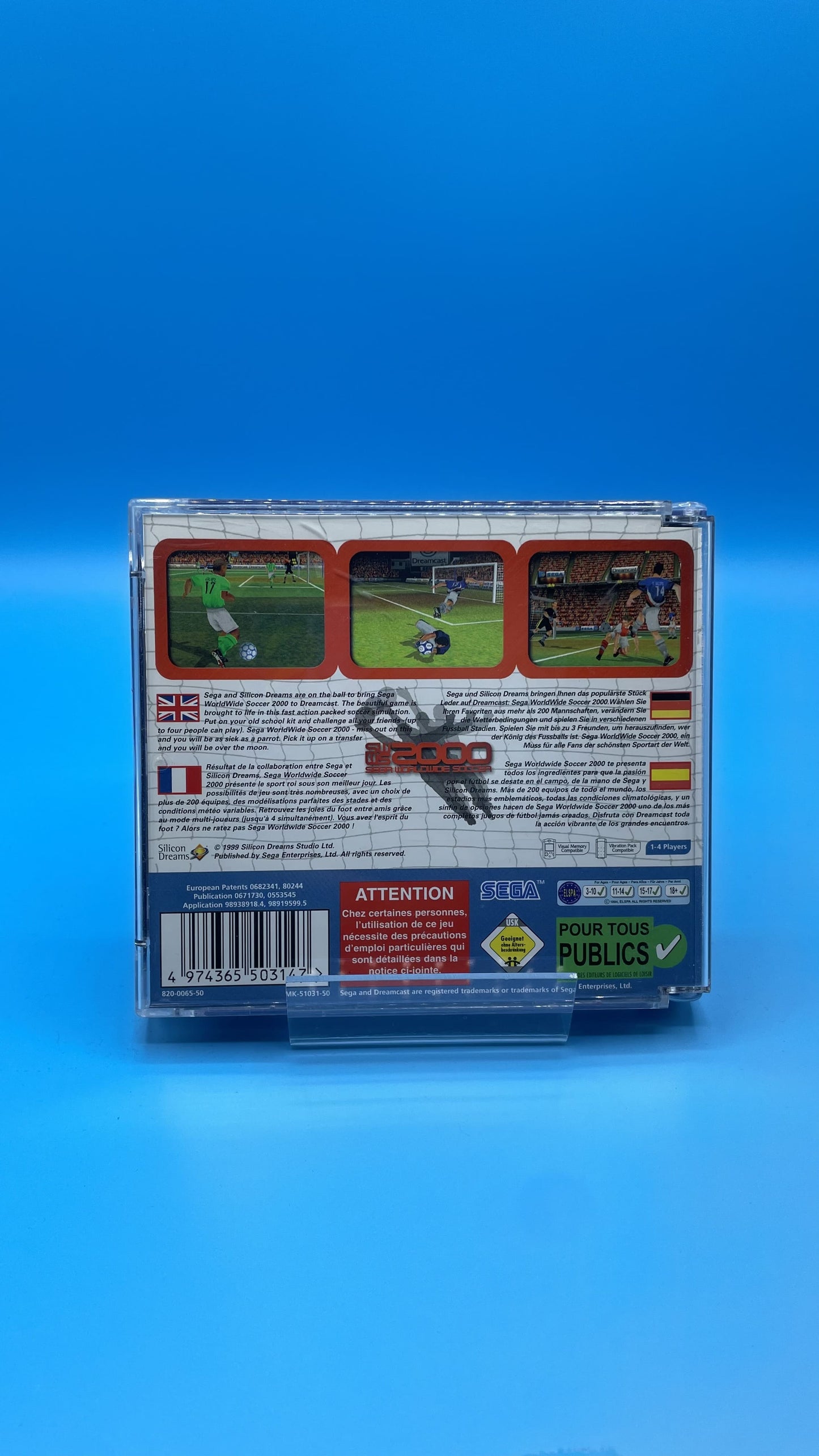 Sega Worldwide Soccer 2000 DREAMCAST
