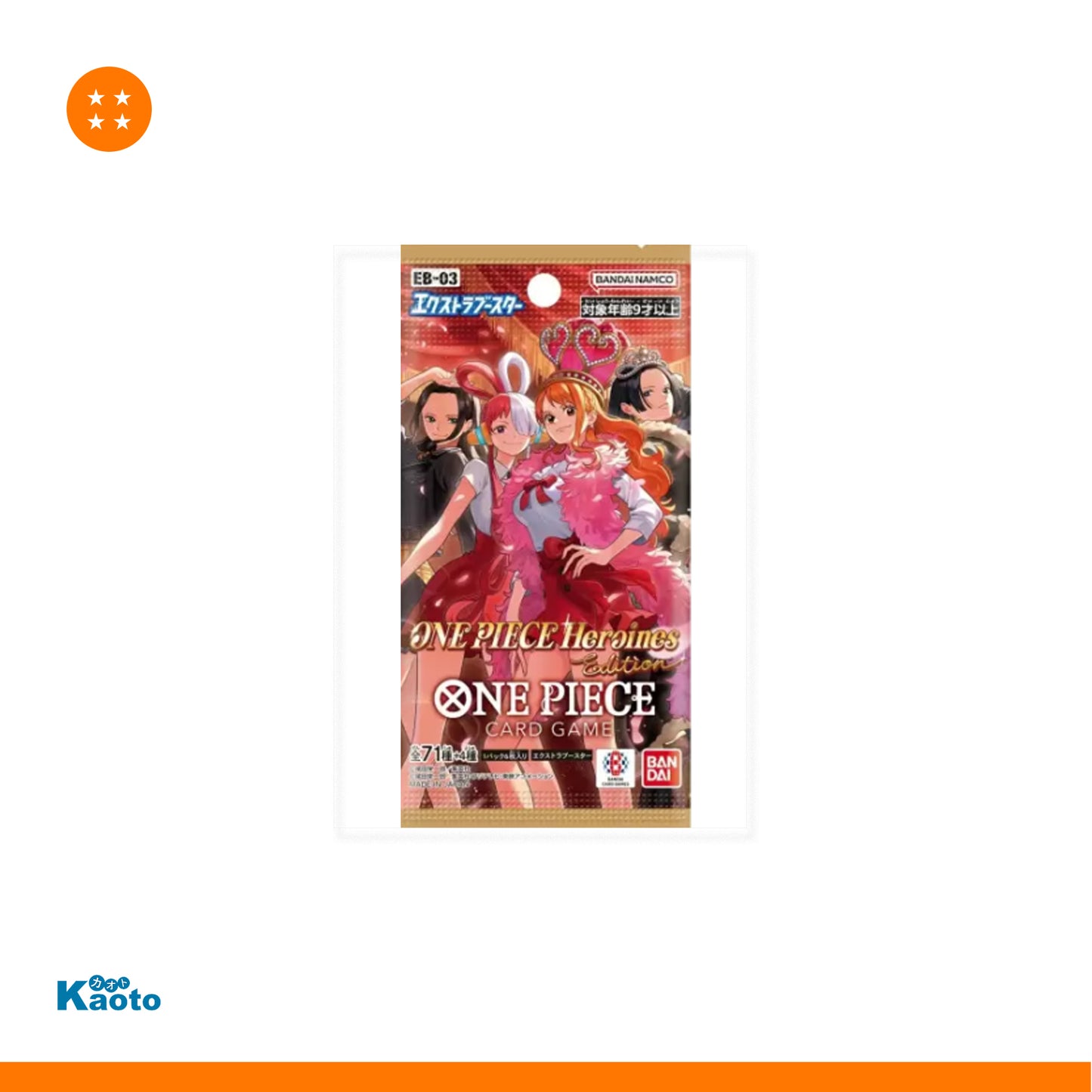 Sobre One Piece Card Game EB-03 One Piece Heroines Japonés