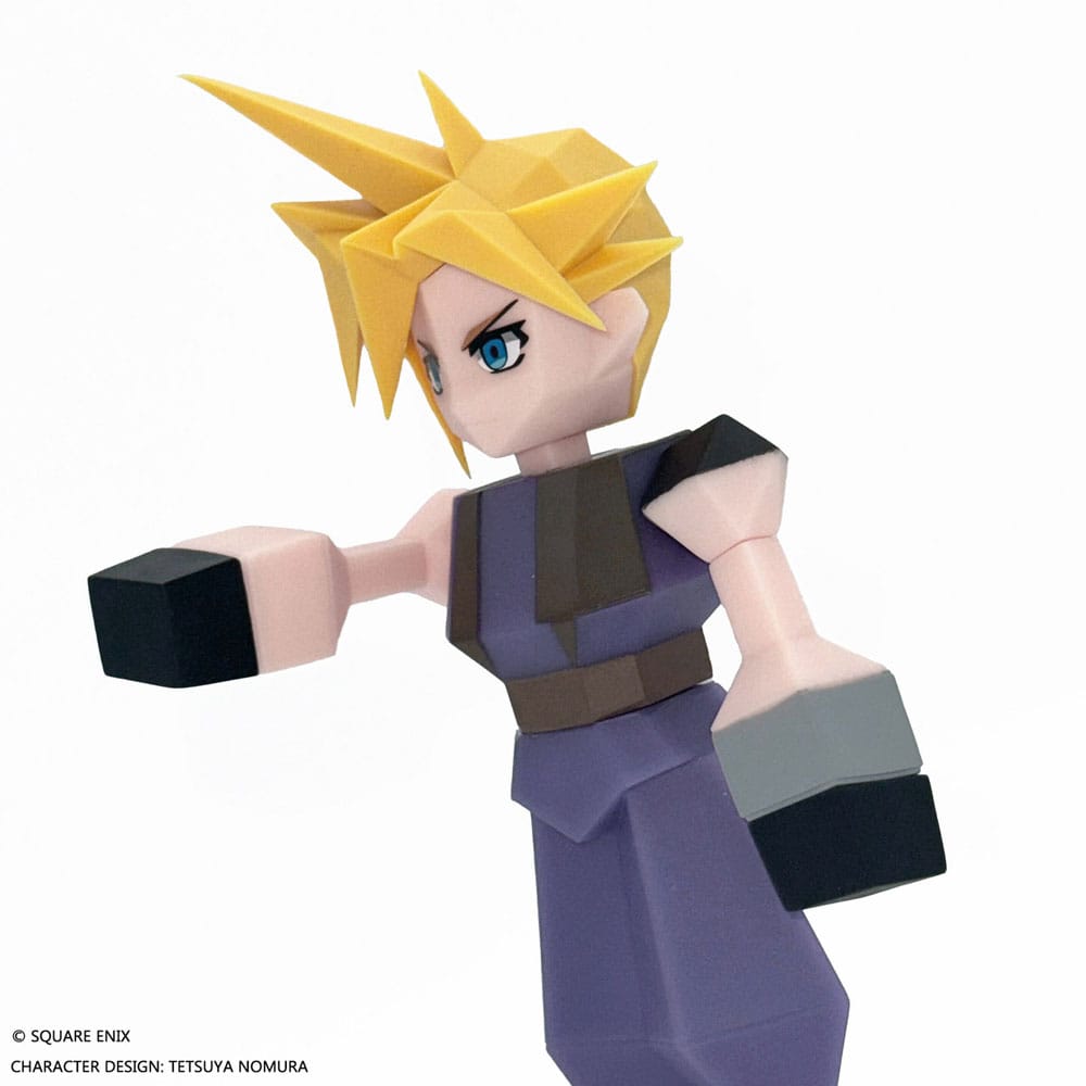 Figura Polygon Cloud Strife Final Fantasy VII 15cm