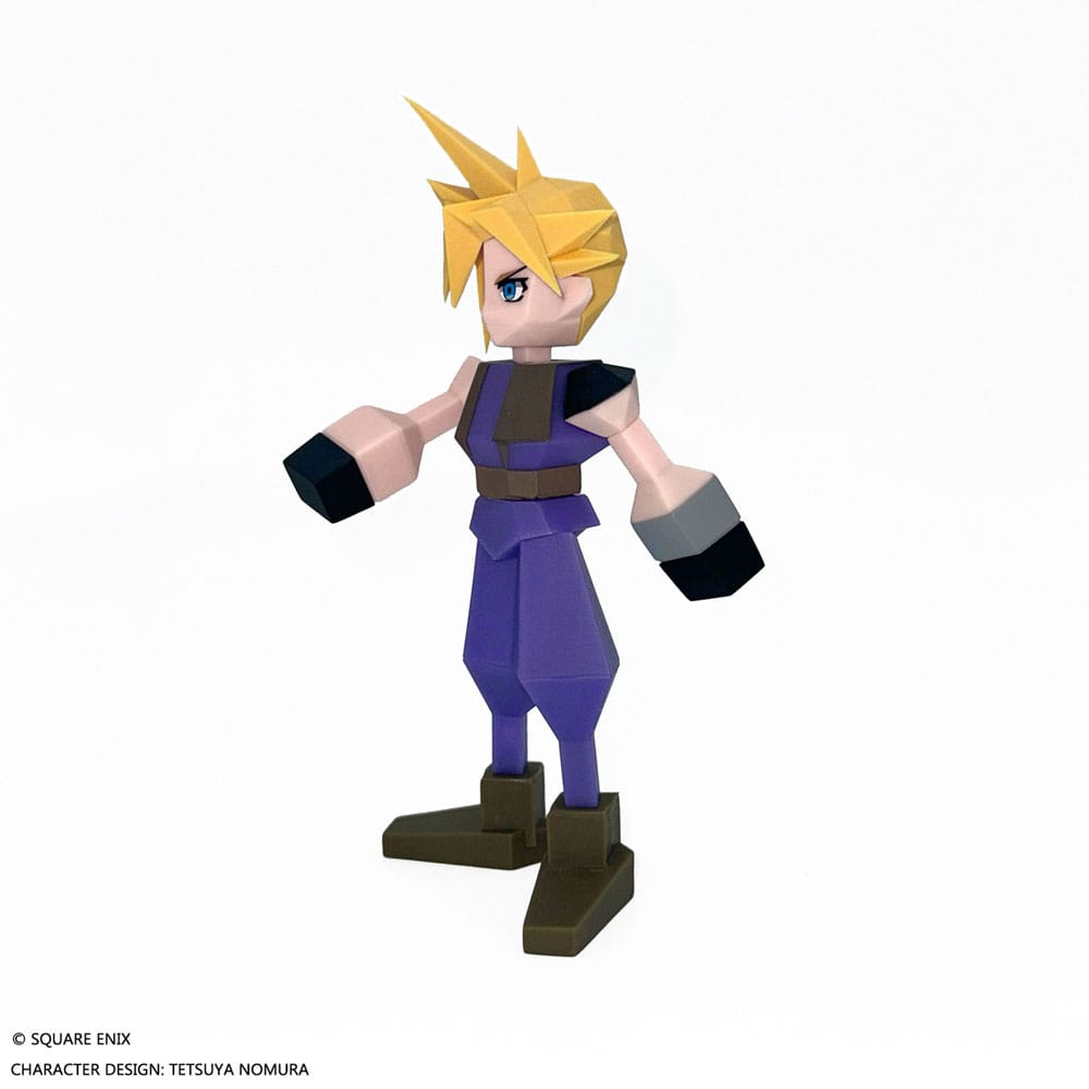 Figura Polygon Cloud Strife Final Fantasy VII 15cm