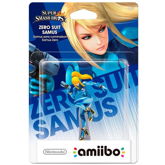 Amiibo Zero Suit Samus Super Smash Bros Collection