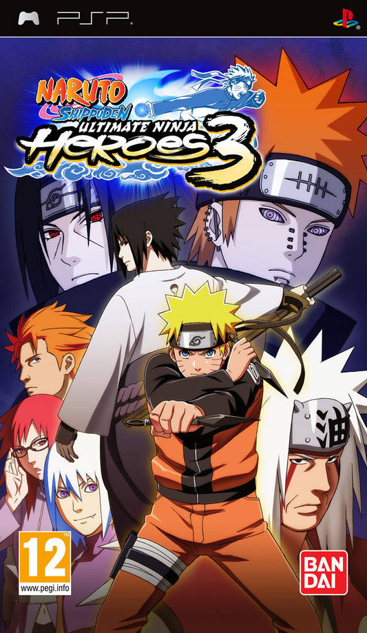 Naruto Shippuden Ultimate Ninja Heores 3 PSP