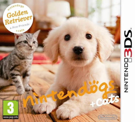 Nintendogs + Gatos Golden Retriever NINTENDO 3DS