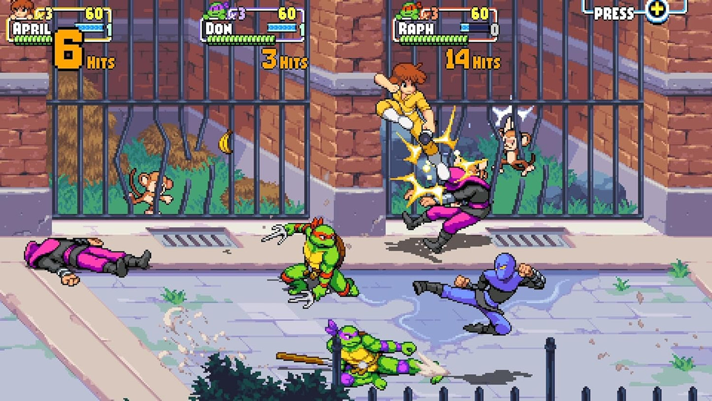 Teenage Mutant Ninja Turtles Shredders Revenge Anniversary SWITCH