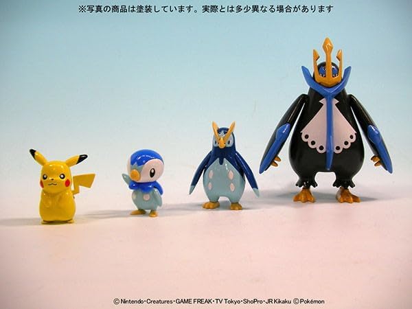 Maqueta Piplup to Empoleon Pokemon Plamo Bandai Spirits
