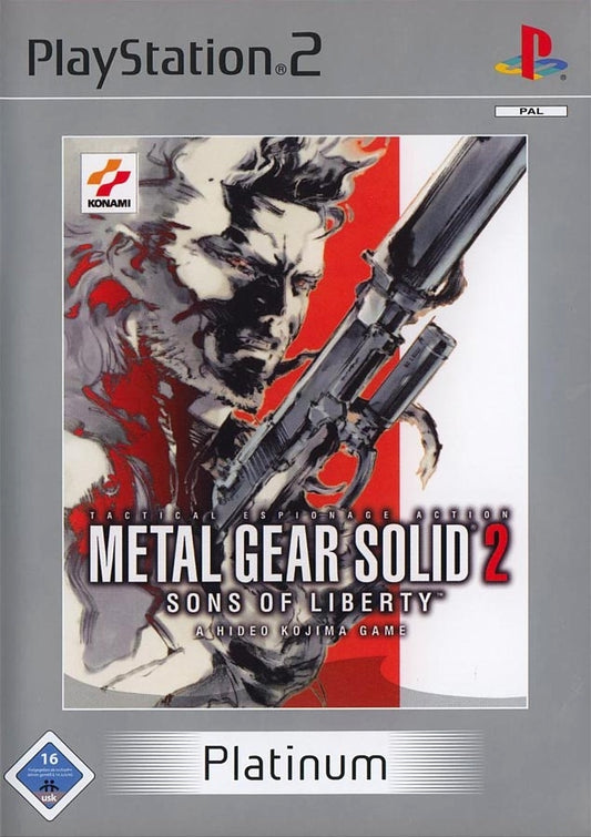 Metal Gear Solid 2 Sons of Liberty Platinum PLAYSTATION 2