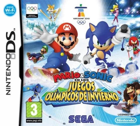 Mario y Sonic en los Juegos Olimpicos Invierno NINTENDO DS