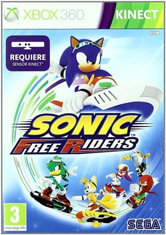 Sonic Free Riders Kinect XBOX 360