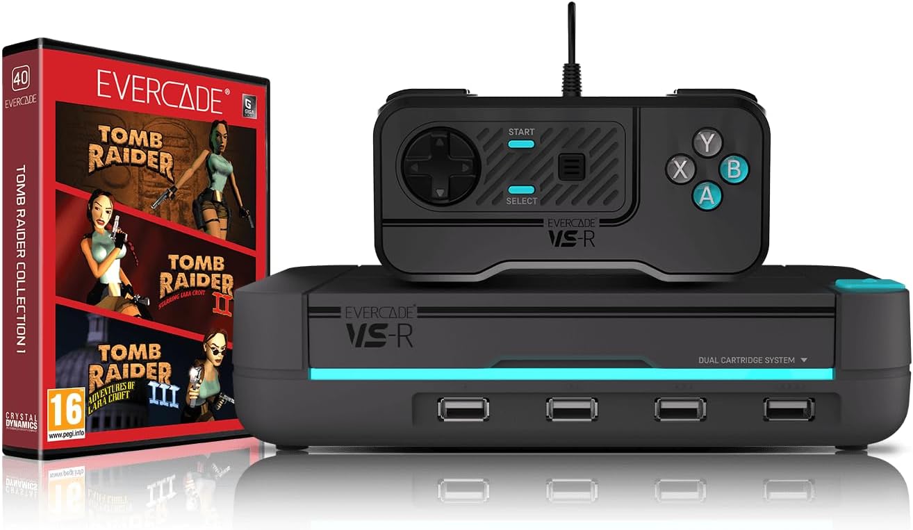 Consola Evercade VS-R Tomb Raider Pack