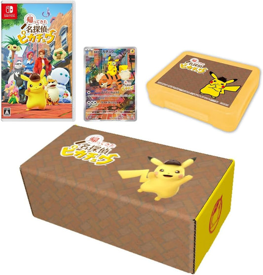 Detective Pikachu El Regreso Edición Limitada Amazon JP SWITCH (Importación japonesa)