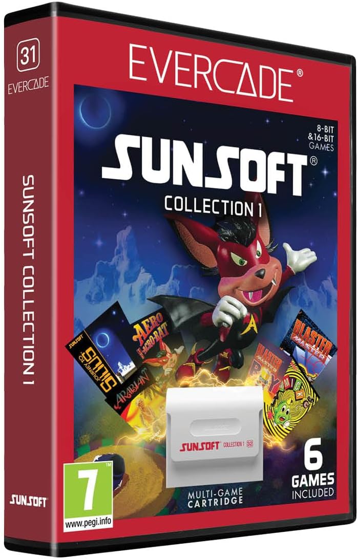 Cartucho Evercade Sunsoft Collection 1 Nº31