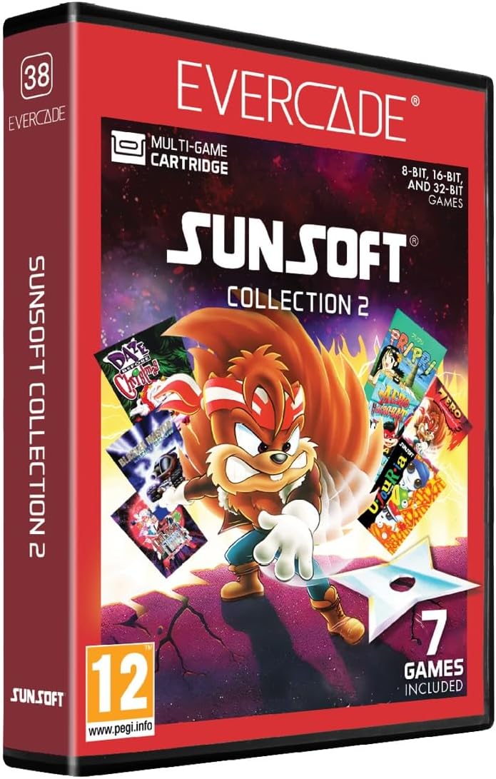 Cartucho Evercade Sunsoft Collection 2 Nº38