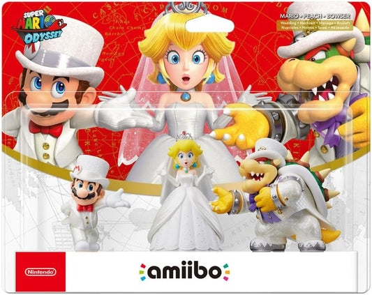 Pack Amiibo Boda Super Mario Odyssey Collection