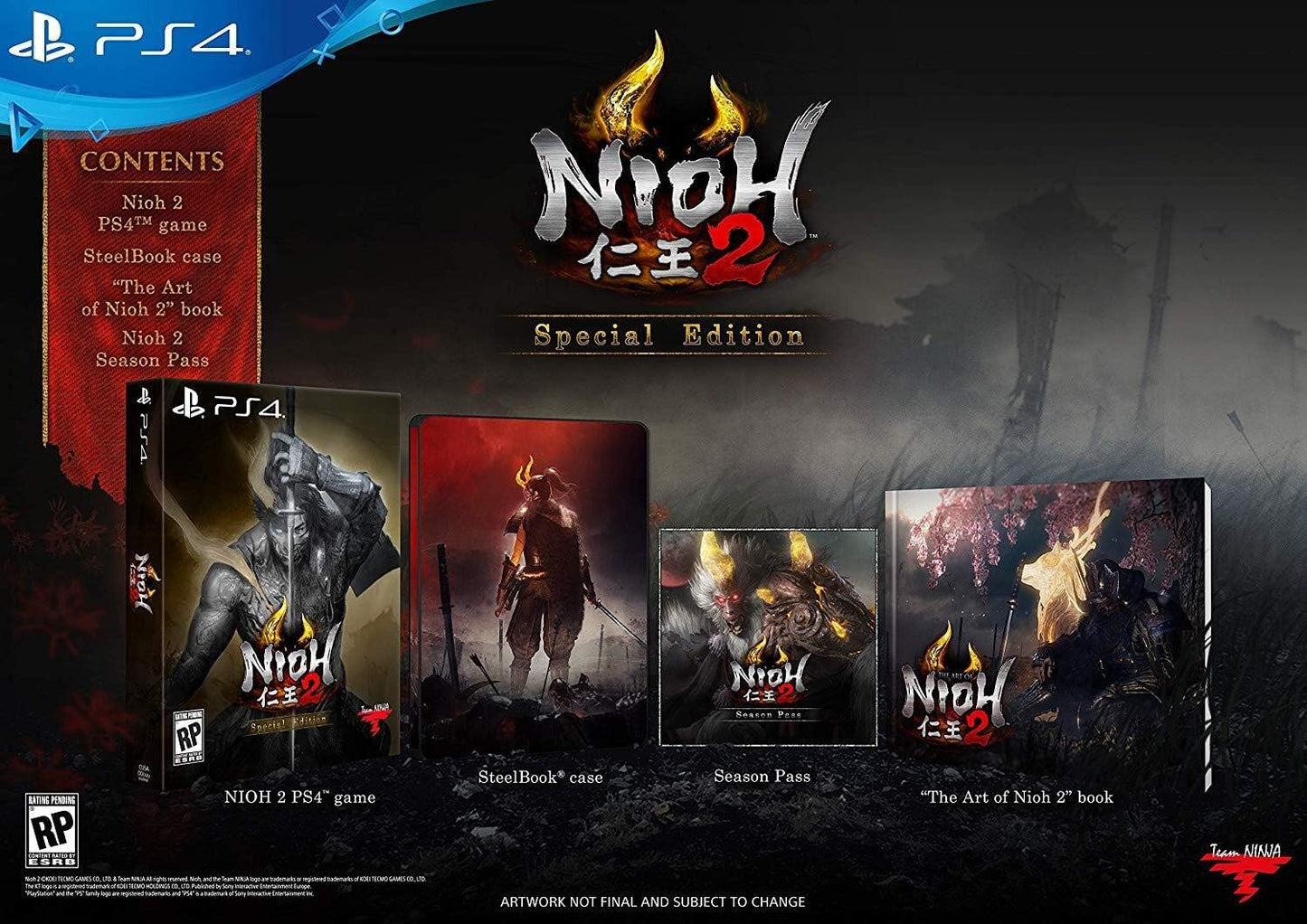 Nioh 2 Special Edition PLAYSTATION 4 (Importación americana)