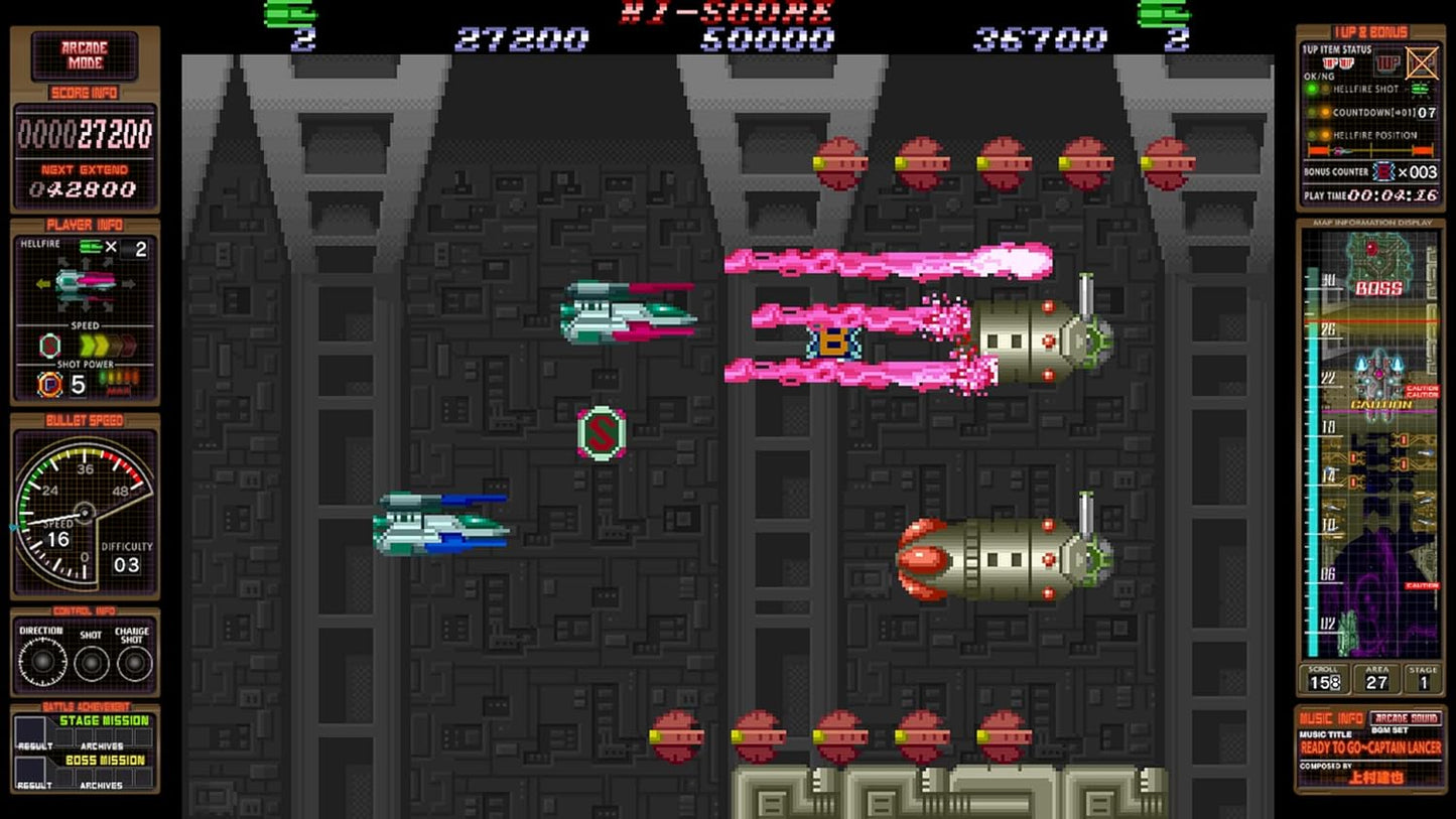 Zero Fire Toaplan Arcade Garage SWITCH (Importación japonesa)