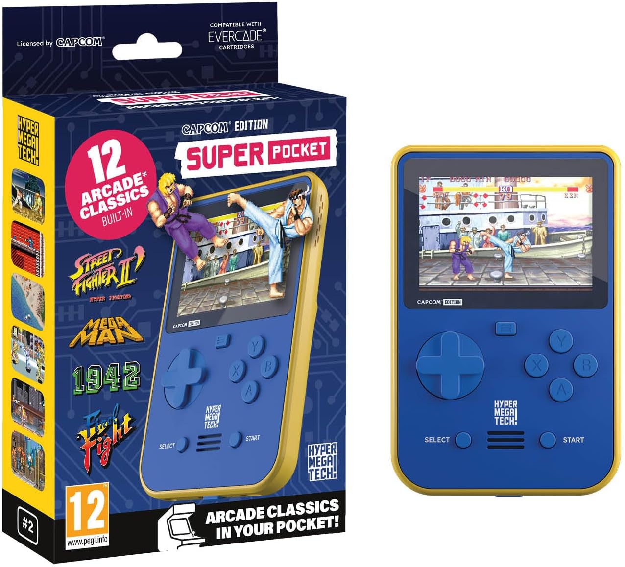 Consola Super Pocket Evercade Capcom