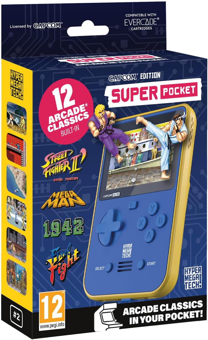Consola Super Pocket Evercade Capcom