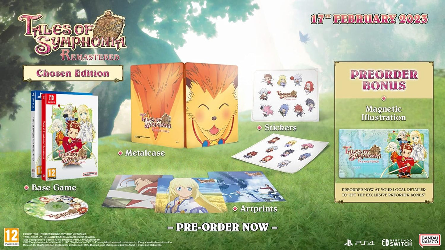 Tales of Symphonia Remastered Chosen Edition PLAYSTATION 4